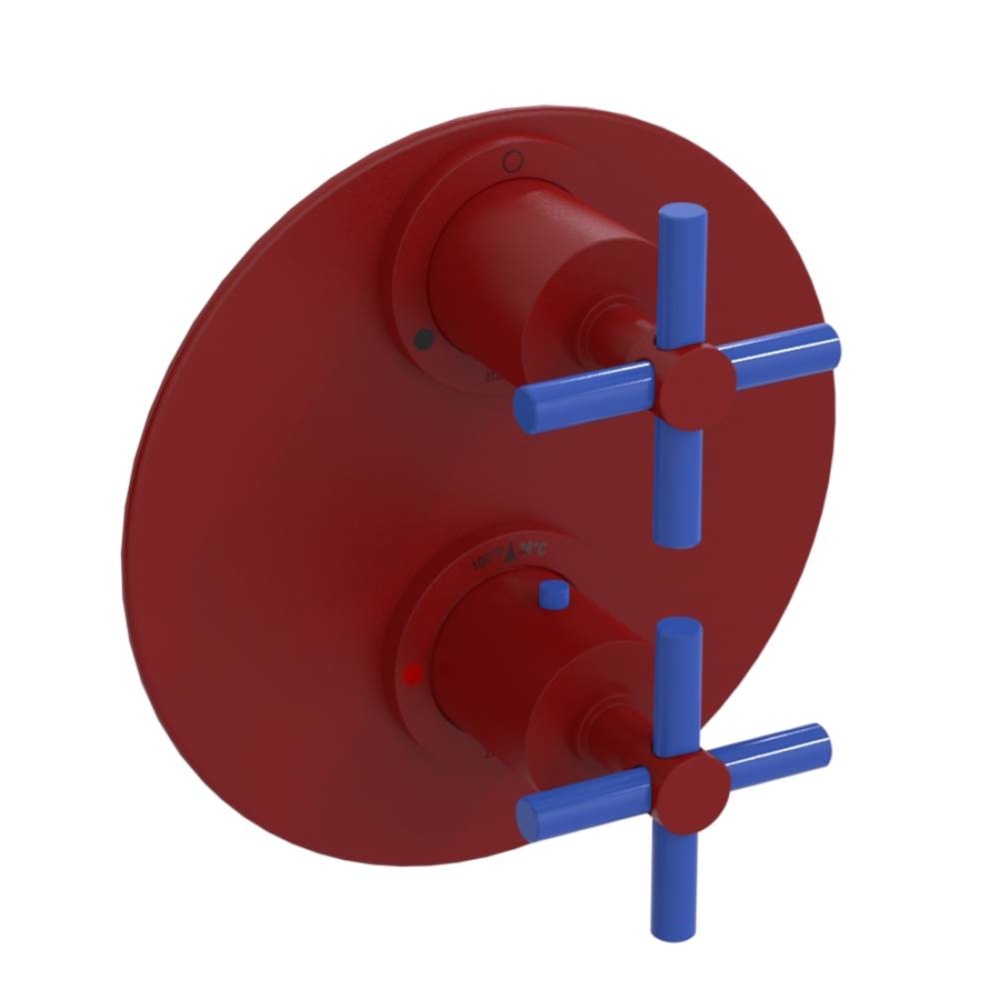 Temperature Control Valve with Stops & Two Way Diverter with Shut-Off (Trim Only)