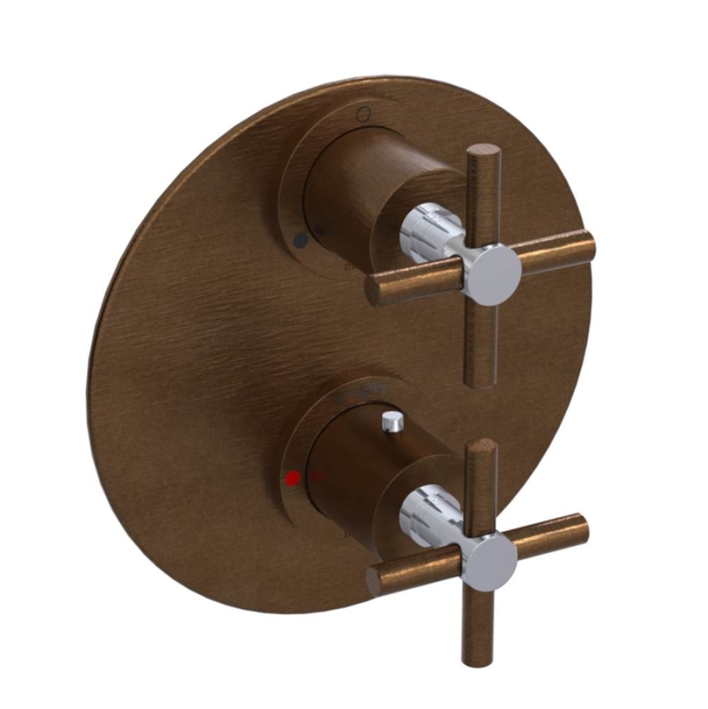 Temperature Control Valve with Stops & Two Way Diverter with Shut-Off (Trim Only)