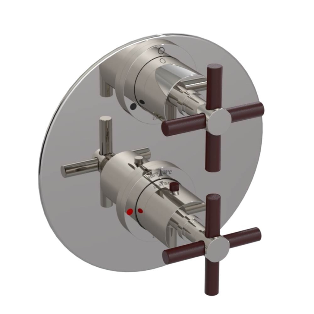 Temperature Control Valve with Stops & Two Way Diverter with Shut-Off (Trim Only)