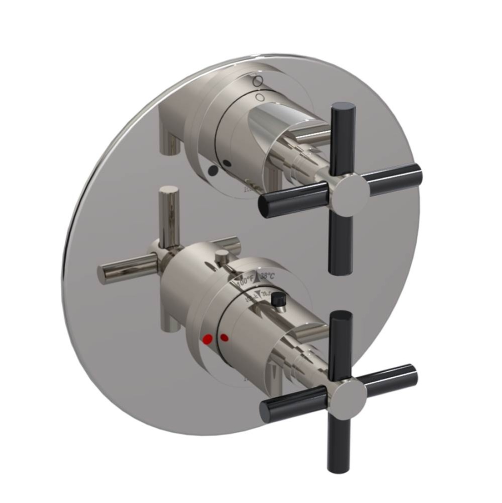 Temperature Control Valve with Stops & Two Way Diverter with Shut-Off (Trim Only)