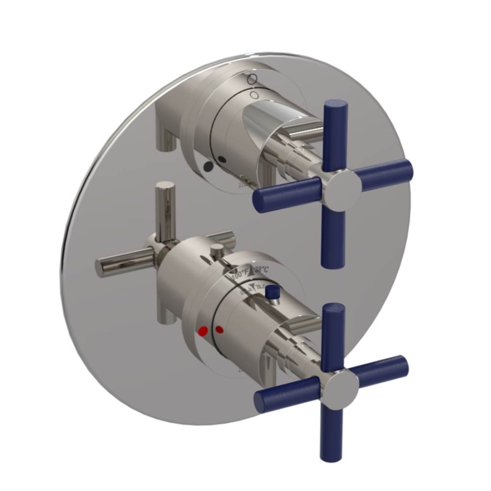 Temperature Control Valve with Stops & Two Way Diverter with Shut-Off (Trim Only)