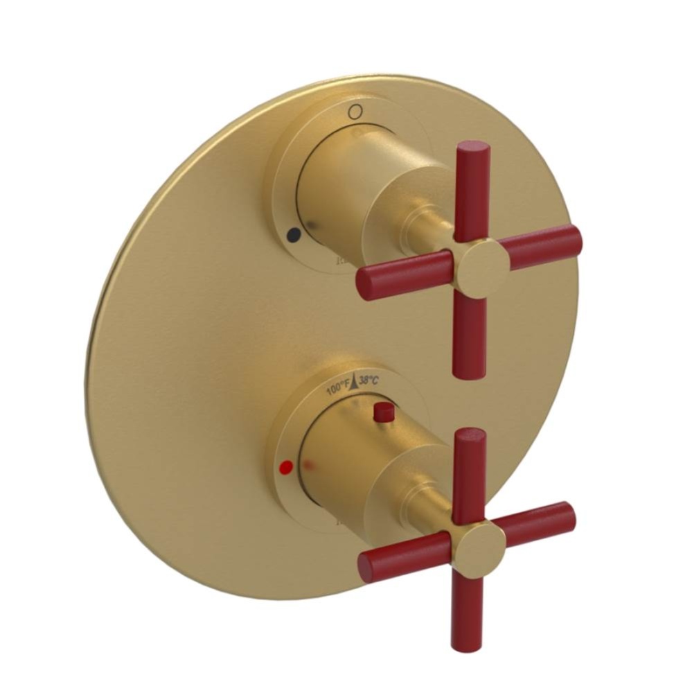Temperature Control Valve with Stops & Two Way Diverter with Shut-Off (Trim Only)