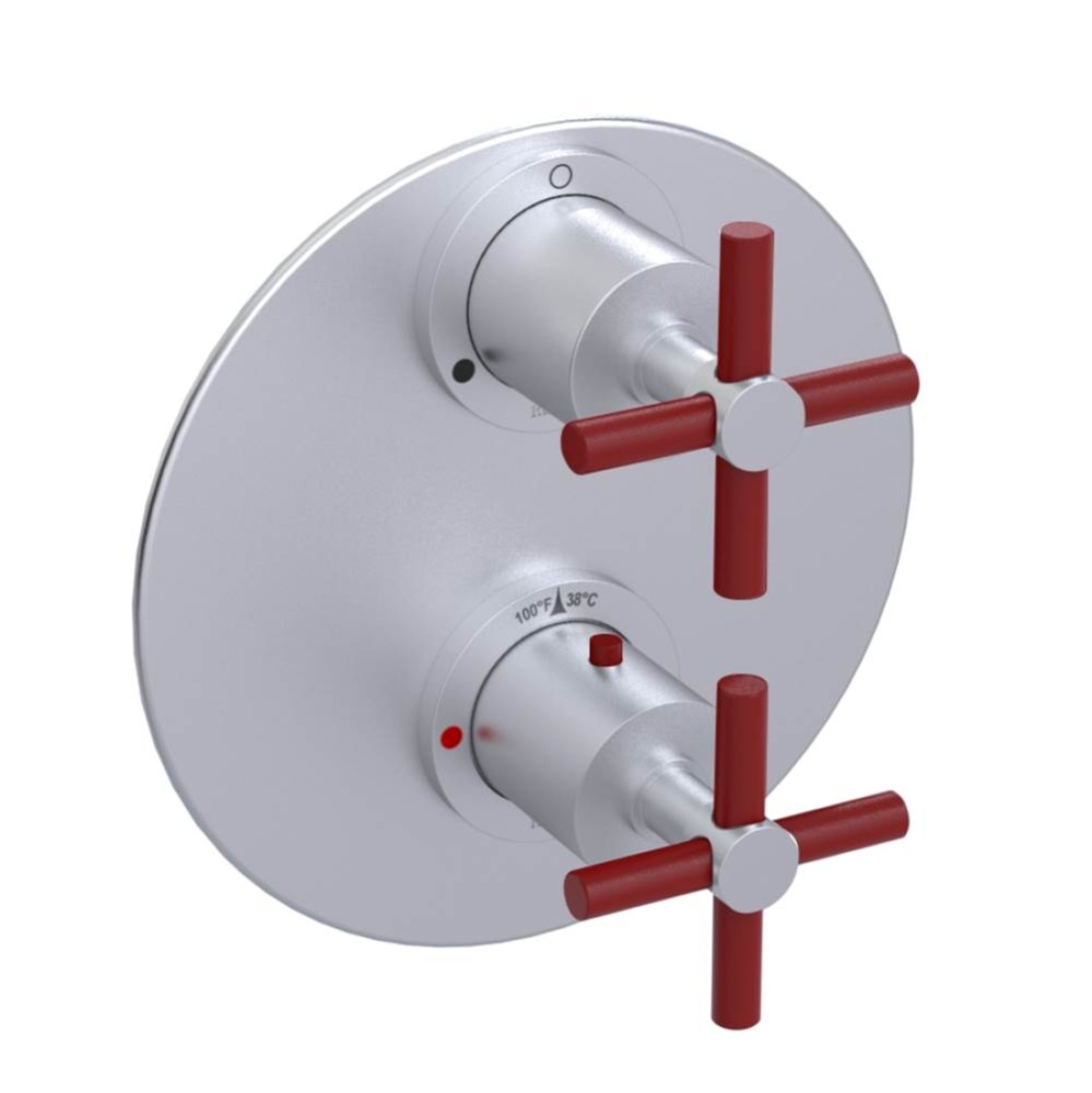 Temperature Control Valve with Stops & Two Way Diverter with Shut-Off (Trim Only)