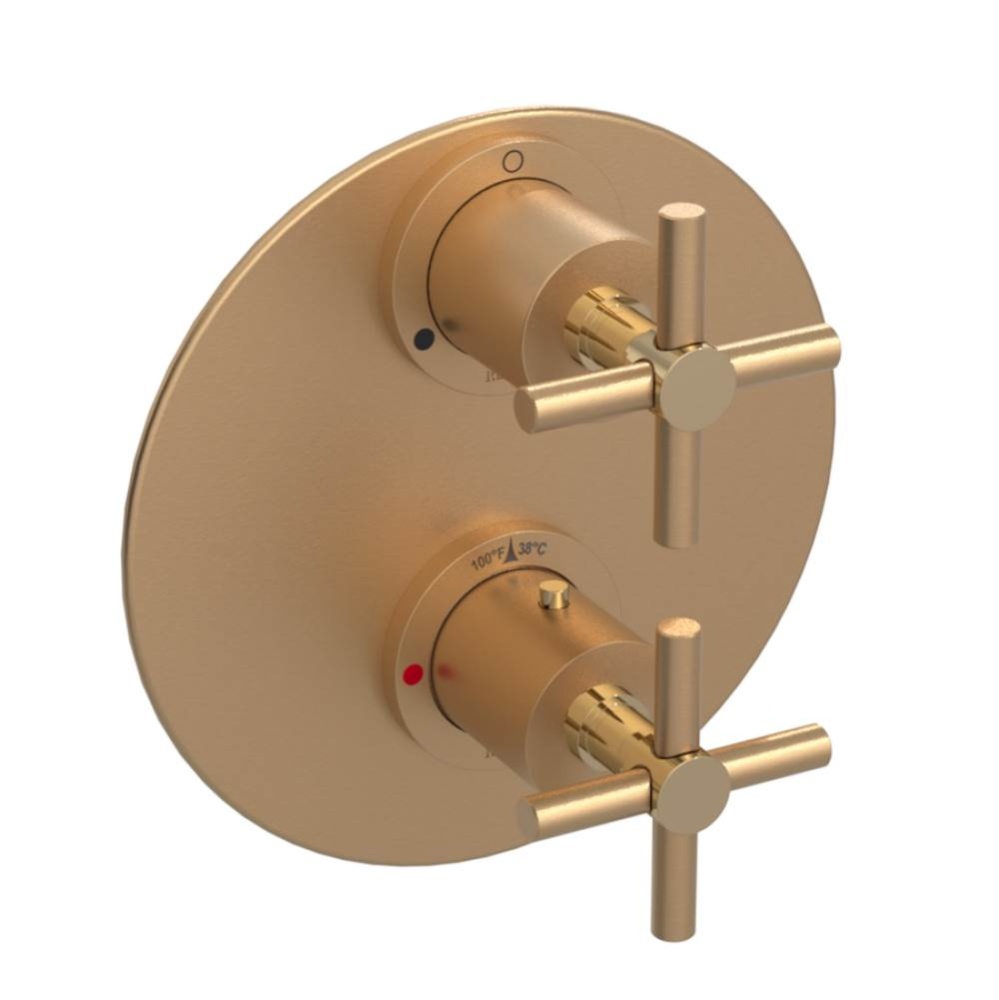 Temperature Control Valve with Stops & Two Way Diverter with Shut-Off (Trim Only)