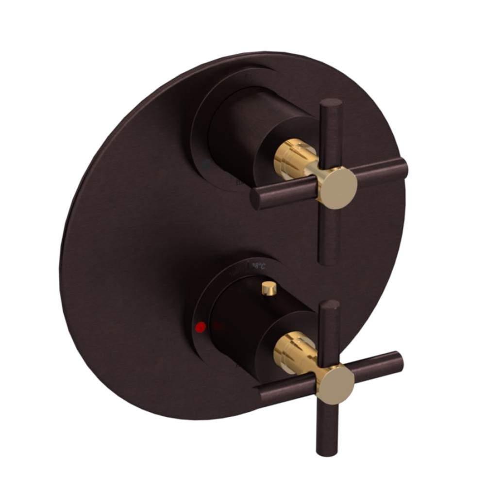 Temperature Control Valve with Stops & Two Way Diverter with Shut-Off (Trim Only)