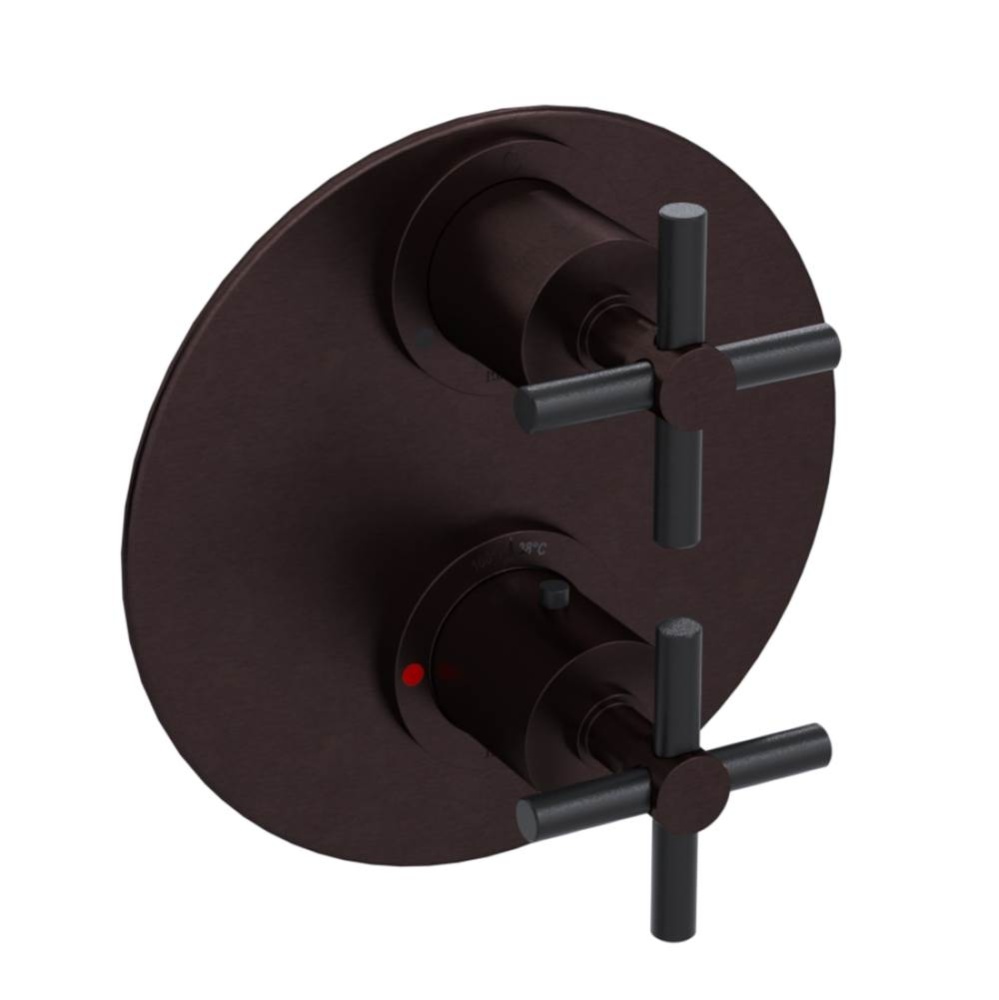 Temperature Control Valve with Stops & Two Way Diverter with Shut-Off (Trim Only)