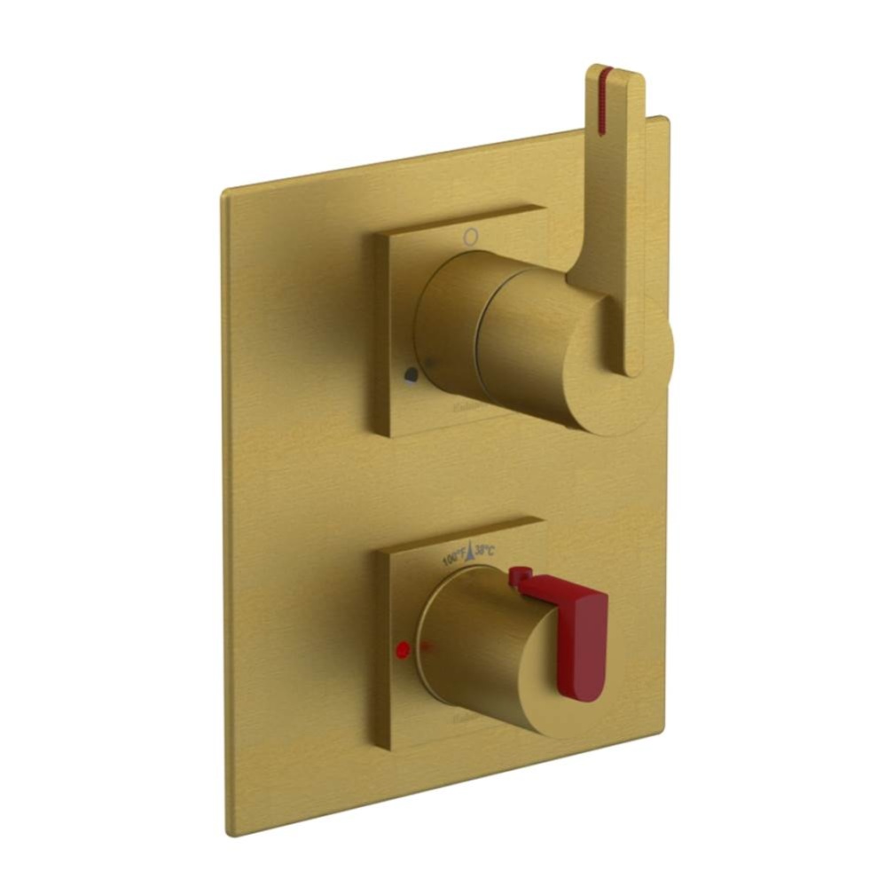 Temperature Control Valve with Stops & Two Way Diverter with Shut-Off (Trim Only)