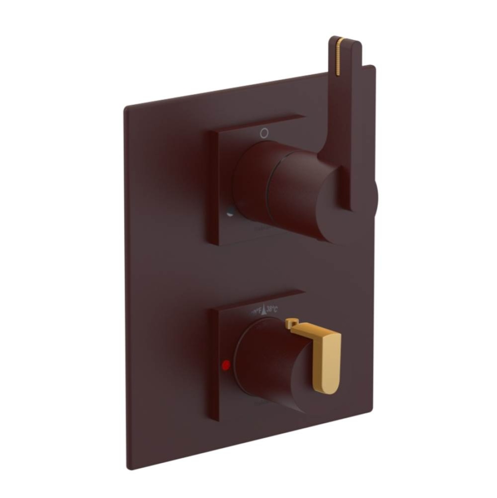 Temperature Control Valve with Stops & Two Way Diverter with Shut-Off (Trim Only)