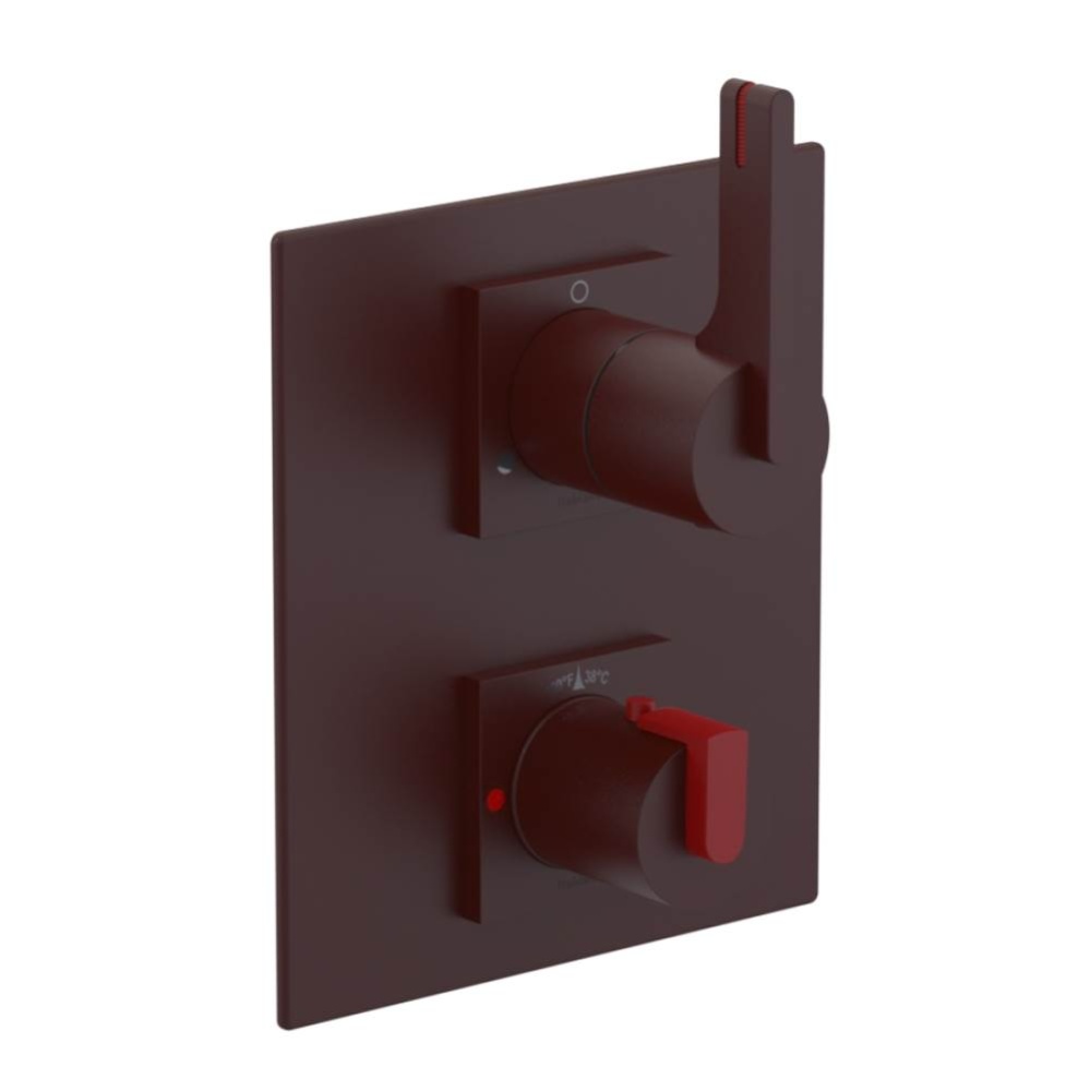 Temperature Control Valve with Stops & Two Way Diverter with Shut-Off (Trim Only)