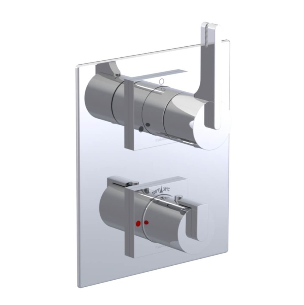 Temperature Control Valve with Stops & Two Way Diverter with Shut-Off (Trim Only)