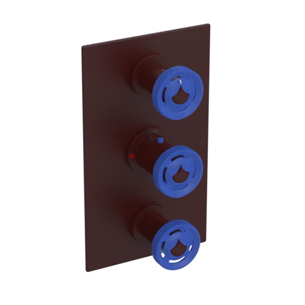 Temperature Control Valve with Stops & Two Volume Controls  (Trim Only)