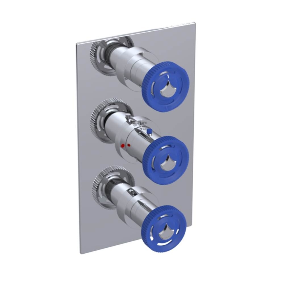 Temperature Control Valve with Stops & Two Volume Controls  (Trim Only)