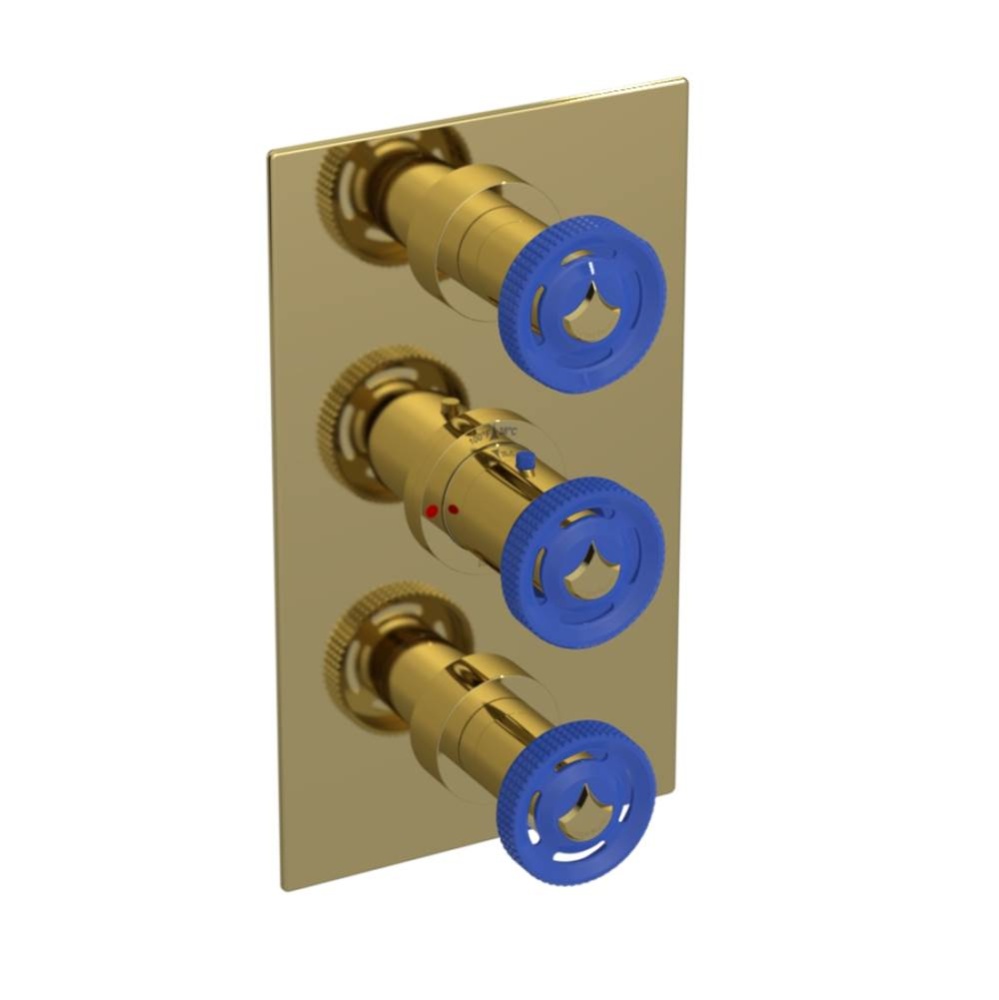 Temperature Control Valve with Stops & Two Volume Controls  (Trim Only)