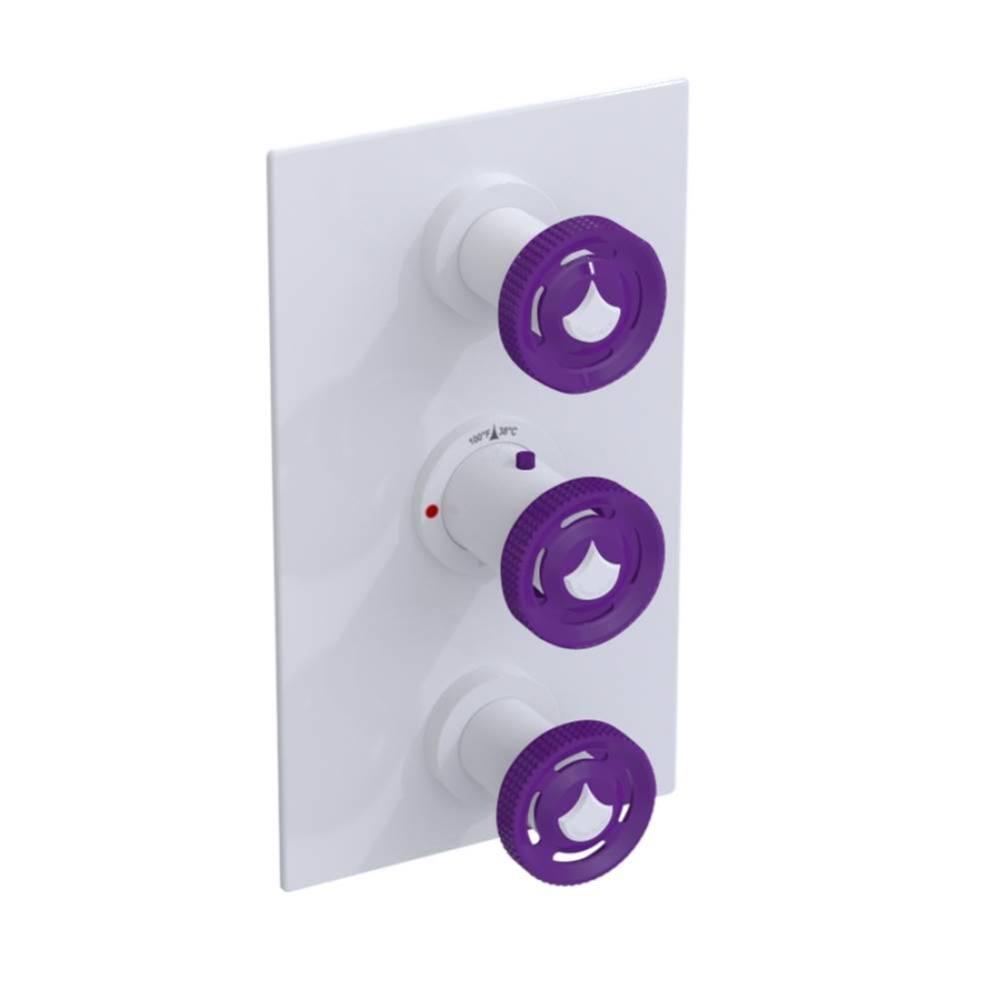 Temperature Control Valve with Stops & Two Volume Controls  (Trim Only)