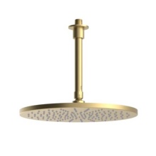 Rubinet Canada 4F216SBSB - 12-inch Shower Head With Ceiling Mount Arm & Flange