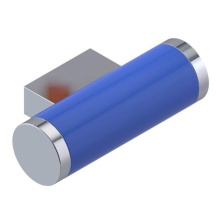 Rubinet Canada 7ZNV02CHBJ - Cabinet Pull 2 1/4'' Chrome with Blu Jean