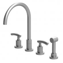 Rubinet Canada 8BHOLSNSN - Widespread Kitchen W/Handspray