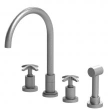 Rubinet Canada 8BLACMBMB - Widespread Kitchen W/Handspray