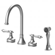 Rubinet Canada 8BRMLOBOB - Widespread Kitchen W/Handspray