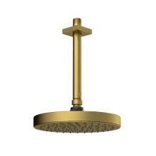 Rubinet Canada 4F218ABMBK - 8'' Ceiling Mount Shower Head with Shower Arm & Flange