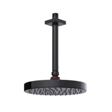 Rubinet Canada 4F218BKBD - 8'' Ceiling Mount Shower Head with Shower Arm & Flange