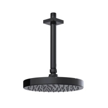 Rubinet Canada 4F218BKBK - 8'' Ceiling Mount Shower Head with Shower Arm & Flange