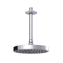 Rubinet Canada 4F218CHCH - 8'' Ceiling Mount Shower Head with Shower Arm & Flange