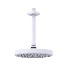 Rubinet Canada 4F218MWBK - 8'' Ceiling Mount Shower Head with Shower Arm & Flange