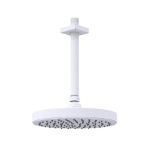 Rubinet Canada 4F218MWMW - 8'' Ceiling Mount Shower Head with Shower Arm & Flange