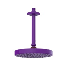 Rubinet Canada 4F218PHBD - 8'' Ceiling Mount Shower Head with Shower Arm & Flange