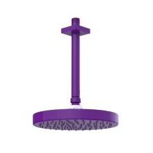 Rubinet Canada 4F218PHMW - 8'' Ceiling Mount Shower Head with Shower Arm & Flange