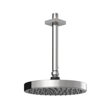 Rubinet Canada 4F218PNBK - 8'' Ceiling Mount Shower Head with Shower Arm & Flange