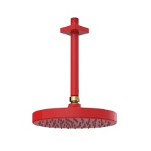 Rubinet Canada 4F218RDNB - 8'' Ceiling Mount Shower Head with Shower Arm & Flange