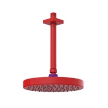 Rubinet Canada 4F218RDPH - 8'' Ceiling Mount Shower Head with Shower Arm & Flange