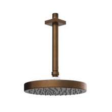 Rubinet Canada 4F218TBMW - 8'' Ceiling Mount Shower Head with Shower Arm & Flange