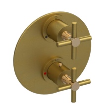 Rubinet Canada T2QGNCABMGD - Temperature Control Valve with Stops & Two Way Diverter with Shut-Off (Trim Only)