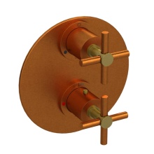Rubinet Canada T2QGNCACMABM - Temperature Control Valve with Stops & Two Way Diverter with Shut-Off (Trim Only)