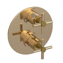 Rubinet Canada T2QGNCGDABM - Temperature Control Valve with Stops & Two Way Diverter with Shut-Off (Trim Only)