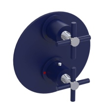 Rubinet Canada T2QGNCMDCH - Temperature Control Valve with Stops & Two Way Diverter with Shut-Off (Trim Only)