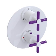 Rubinet Canada T2QGNCMWPH - Temperature Control Valve with Stops & Two Way Diverter with Shut-Off (Trim Only)