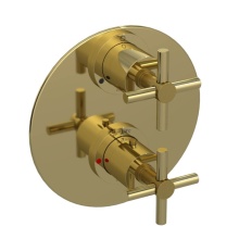 Rubinet Canada T2QGNCNBABM - Temperature Control Valve with Stops & Two Way Diverter with Shut-Off (Trim Only)