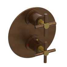 Rubinet Canada T2QGNCOBABM - Temperature Control Valve with Stops & Two Way Diverter with Shut-Off (Trim Only)