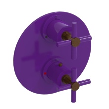 Rubinet Canada T2QGNCPHOB - Temperature Control Valve with Stops & Two Way Diverter with Shut-Off (Trim Only)