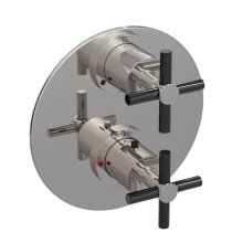 Rubinet Canada T2QGNCPNBK - Temperature Control Valve with Stops & Two Way Diverter with Shut-Off (Trim Only)