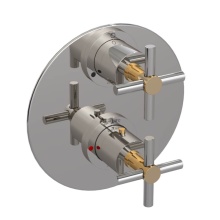 Rubinet Canada T2QGNCPNGD - Temperature Control Valve with Stops & Two Way Diverter with Shut-Off (Trim Only)
