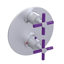 Rubinet Canada T2QGNCSCPH - Temperature Control Valve with Stops & Two Way Diverter with Shut-Off (Trim Only)