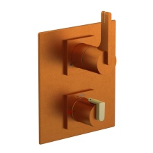 Rubinet Canada T2QRTLACMBB - Temperature Control Valve with Stops & Two Way Diverter with Shut-Off (Trim Only)