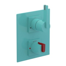 Rubinet Canada T2QRTLAQMR - Temperature Control Valve with Stops & Two Way Diverter with Shut-Off (Trim Only)