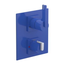 Rubinet Canada T2QRTLBJCH - Temperature Control Valve with Stops & Two Way Diverter with Shut-Off (Trim Only)