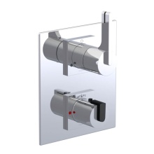 Rubinet Canada T2QRTLCHBK - Temperature Control Valve with Stops & Two Way Diverter with Shut-Off (Trim Only)